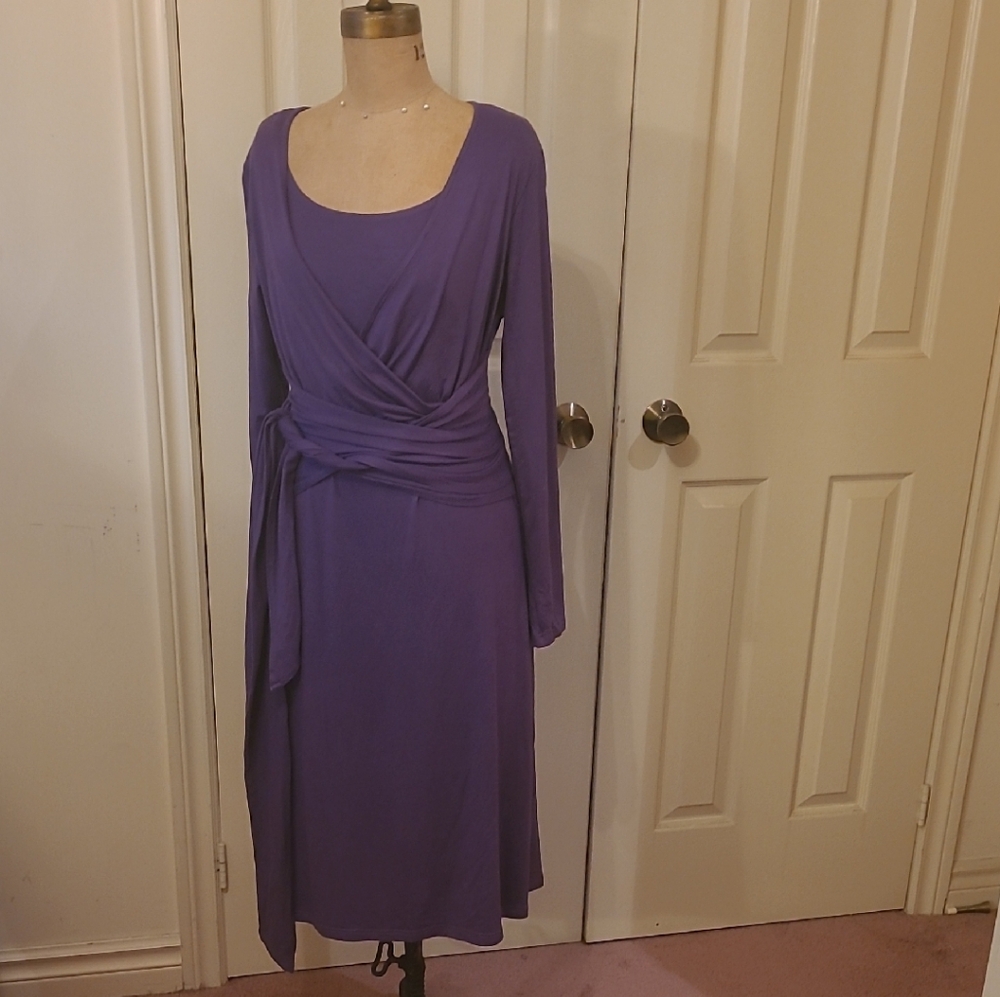 Maternity & Nursing Wrap Dress